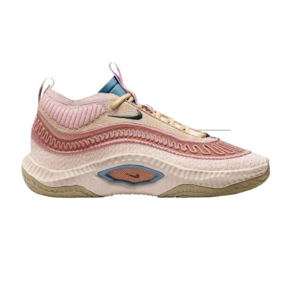NIKE COSMIC UNITY 3 Sesame/Deep Jungle/Guava Ice Men 15 Sneaker Tennis Shoe EUC
